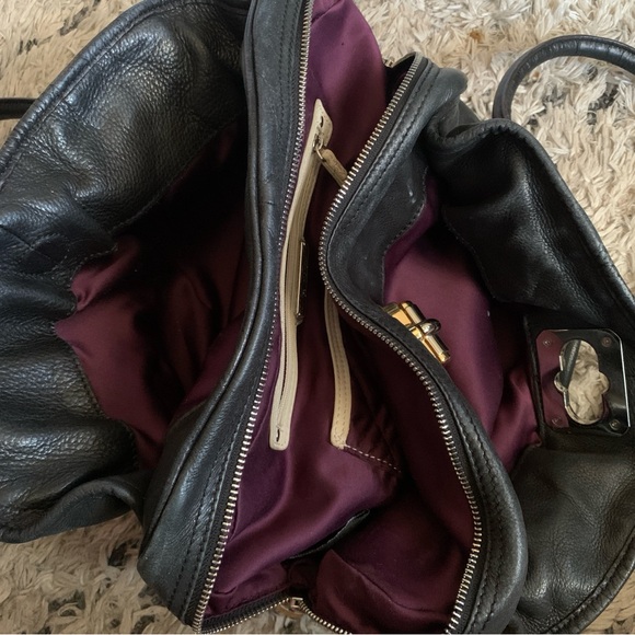 B. Makowsky large capacity slouchy genuine leather handbag - Picture 4 of 9